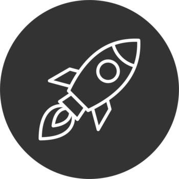 icono de vector de cohete