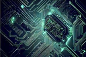 Abstract Electronic Circuit Board Background 3D and illustrations photo