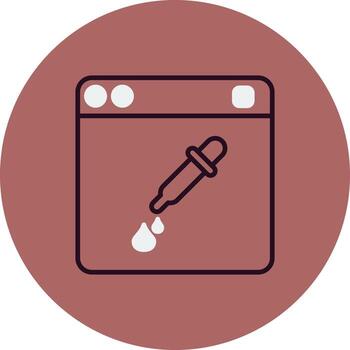 icono de vector de cuentagotas