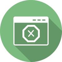 Ad Blocker Vector Icon