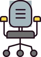 Office chair Vector Icon
