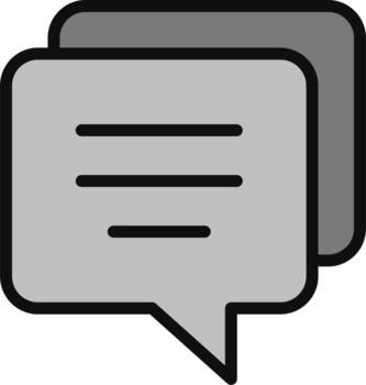 icono de vector de mensaje