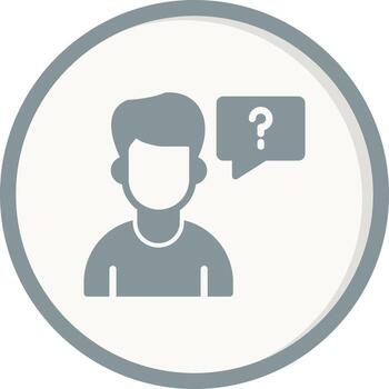 icono de vector de pregunta