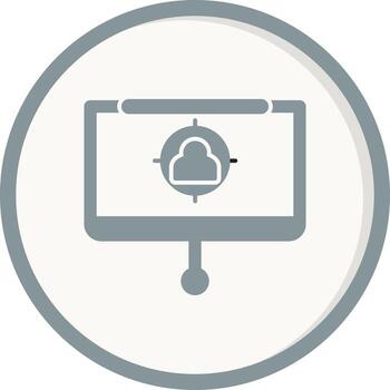 icono de vector de presentación