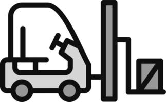 Forklift Vector Icon