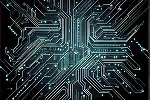 Abstract Electronic Circuit Board Background 3D and illustrations photo