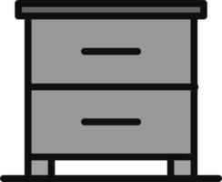 icono de vector de gabinete