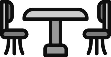 Dinner Table Vector Icon