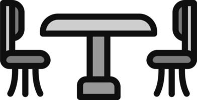 Dinner Table Vector Icon