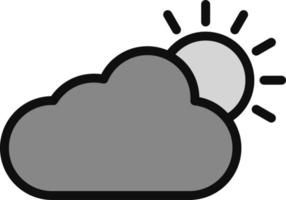 Cloudy Vector Icon