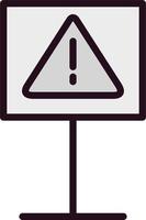 Danger Sign Vector Icon