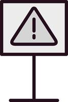 Danger Sign Vector Icon