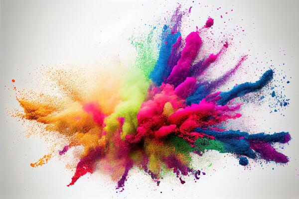 Bạn có thể không kịp tràn vào lễ hội Holi để tận hưởng màu sắc sặc sỡ nhất, nhưng đừng lo, hãy để bức ảnh này đưa bạn đến thế giới tuyệt vời của sự phun trào màu sắc và niềm vui ngập tràn.