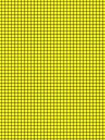 black color graph paper over yellow background photo