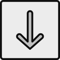 Arrow Down Vector Icon