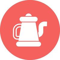 café tetera vector icono