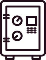 Automatic Safebox Vector Icon