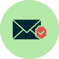 Email Encryption Vector Icon