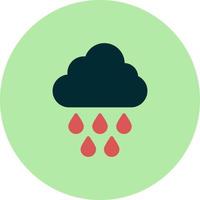 icono de vector de lluvia