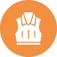 Sleeveless Jacket Vector Icon