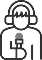 Reporter Vector Icon