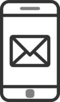 icono de vector de correo