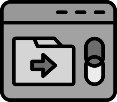 Backlink Vector Icon