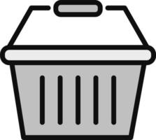 Shopping Basket Vector Icon