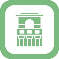 Temple Of The Frescoesline Vector Icon