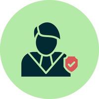 Insurance agent Vector Icon