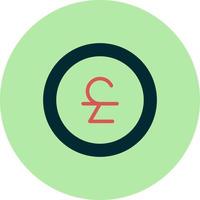 icono de vector de moneda de euro