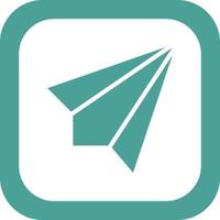 Paper Plane Vector Icon