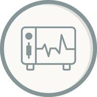 Ecg Monitor Vector Icon