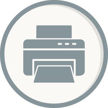 icono de vector de impresora