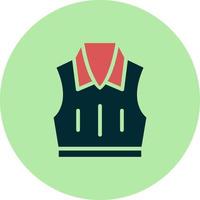 Sleeveless Jacket Vector Icon