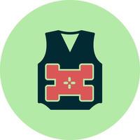 Sleeveless Sweater Vector Icon