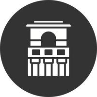Temple Of The Frescoesline Vector Icon
