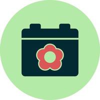 Spring Calendar Vector Icon