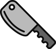icono de vector de cuchilla