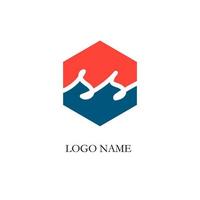 simple and minimalist logo for business brand vector