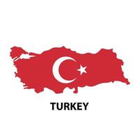 Turkey country flag vector, nationality, national coat of arms. vector