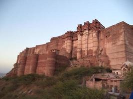 Indian fort in Jodhpur city photo