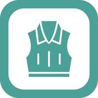Sleeveless Jacket Vector Icon