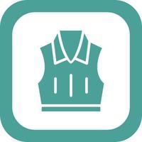 Sleeveless Jacket Vector Icon