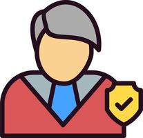 Insurance agent Vector Icon