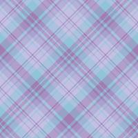 Seamless pattern in violet and light blue colors for plaid, fabric, textile, clothes, tablecloth and other things. Vector image. 2