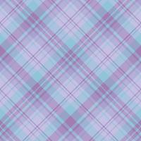 Seamless pattern in violet and light blue colors for plaid, fabric, textile, clothes, tablecloth and other things. Vector image. 2