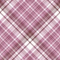 Seamless pattern in cold pink and white colors for plaid, fabric, textile, clothes, tablecloth and other things. Vector image. 2