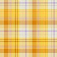 Seamless pattern in orange, yellow and lilac colors for plaid, fabric, textile, clothes, tablecloth and other things. Vector image.