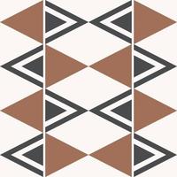 Geometric triangle pattern. Abstract geometric triangle shape seamless pattern background. Geometric boho minimal style use for fabric, textile, home decoration elements, upholstery, wrapping. vector